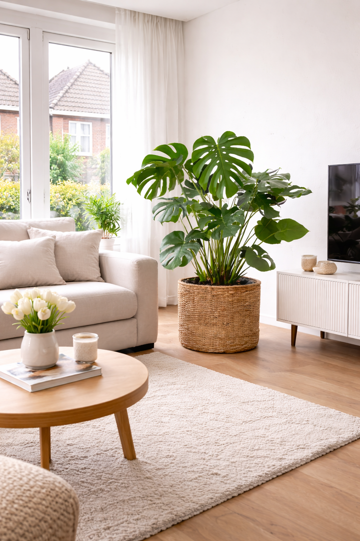 Monstera Deliciosa - Ø21 - 80cm - Fensterblatt - Zimmerpflanze