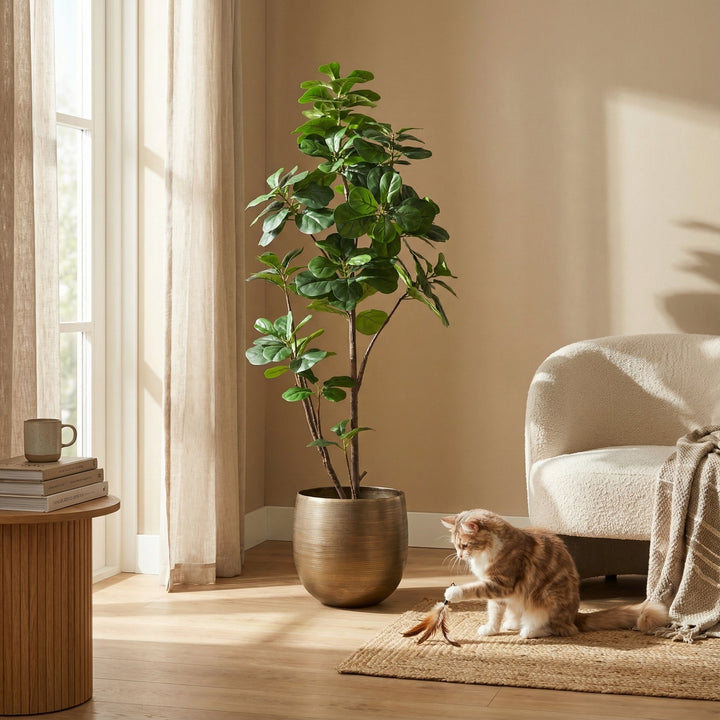 Kunst-Ficus lyrata verzweigt - 150cm - Geigenfeige