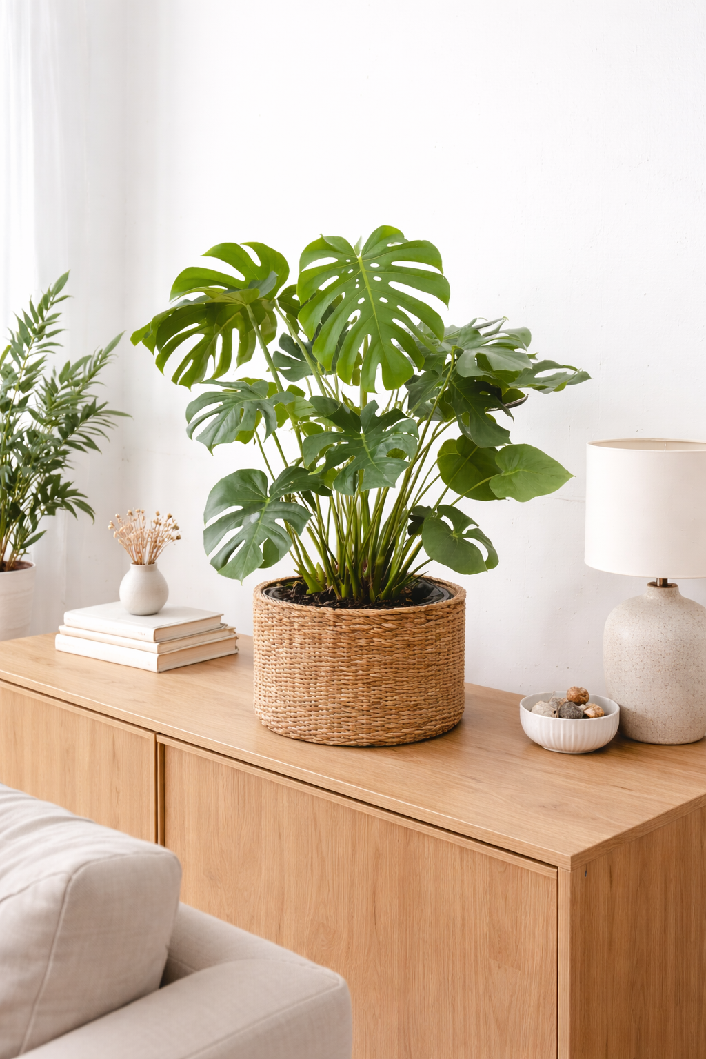 Monstera Deliciosa - Ø21 - 80cm - Fensterblatt - Zimmerpflanze