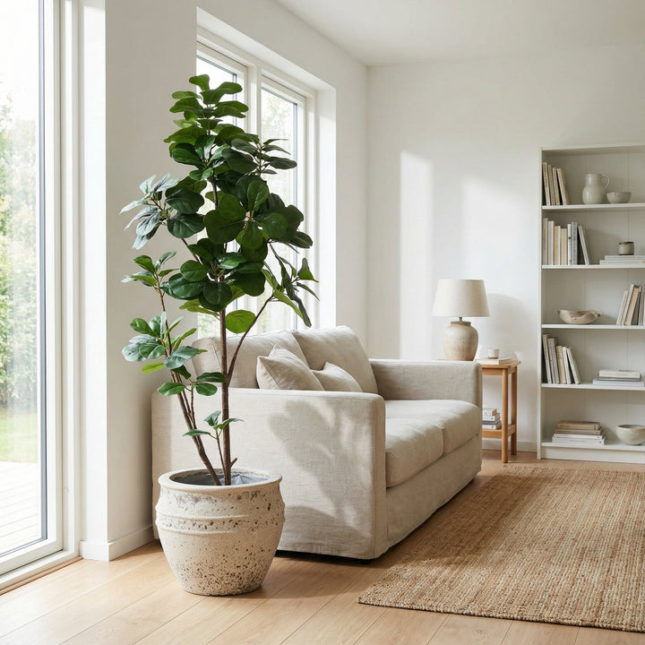 Kunst-Ficus lyrata verzweigt - 150cm - Geigenfeige