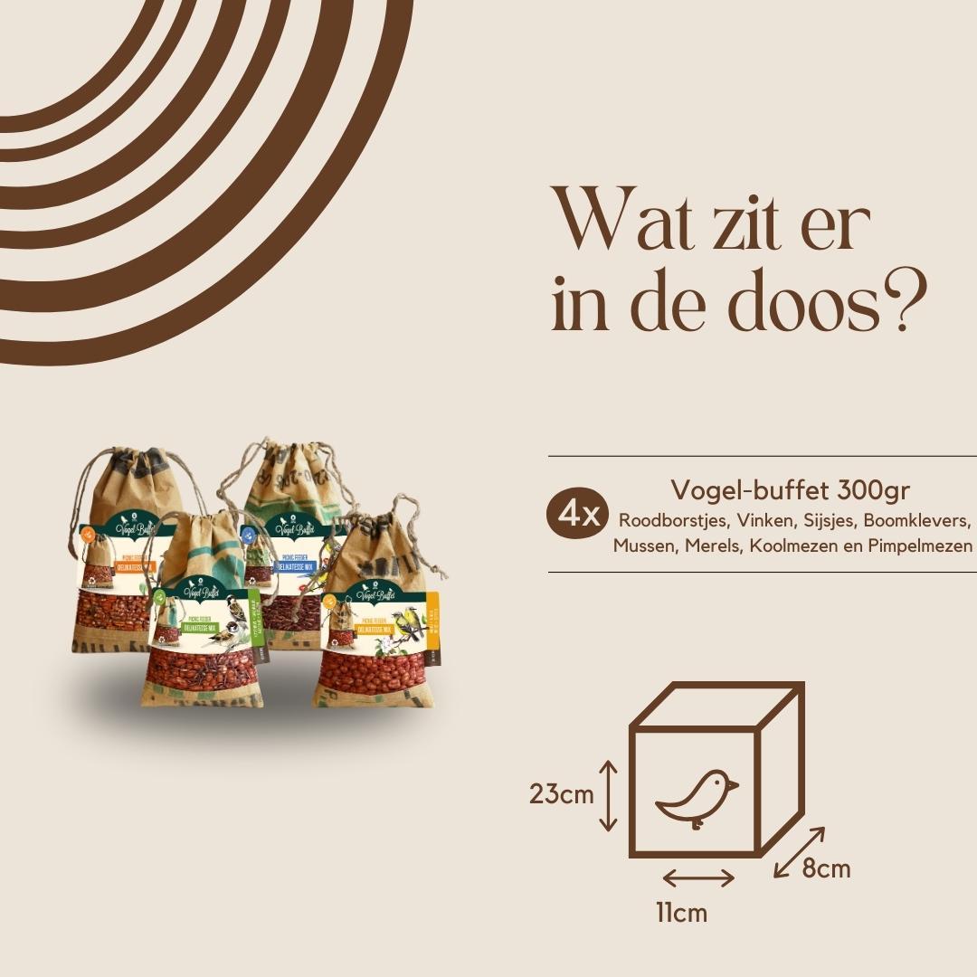 Bird Buffet | Vogelfutter Picknick Mix Set mit 4 | 4x 300g
