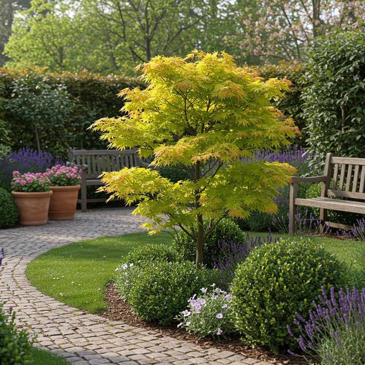 Japanischer Ahorn Jordan - Gelb - 70cm - Acer Palmatum Außen
