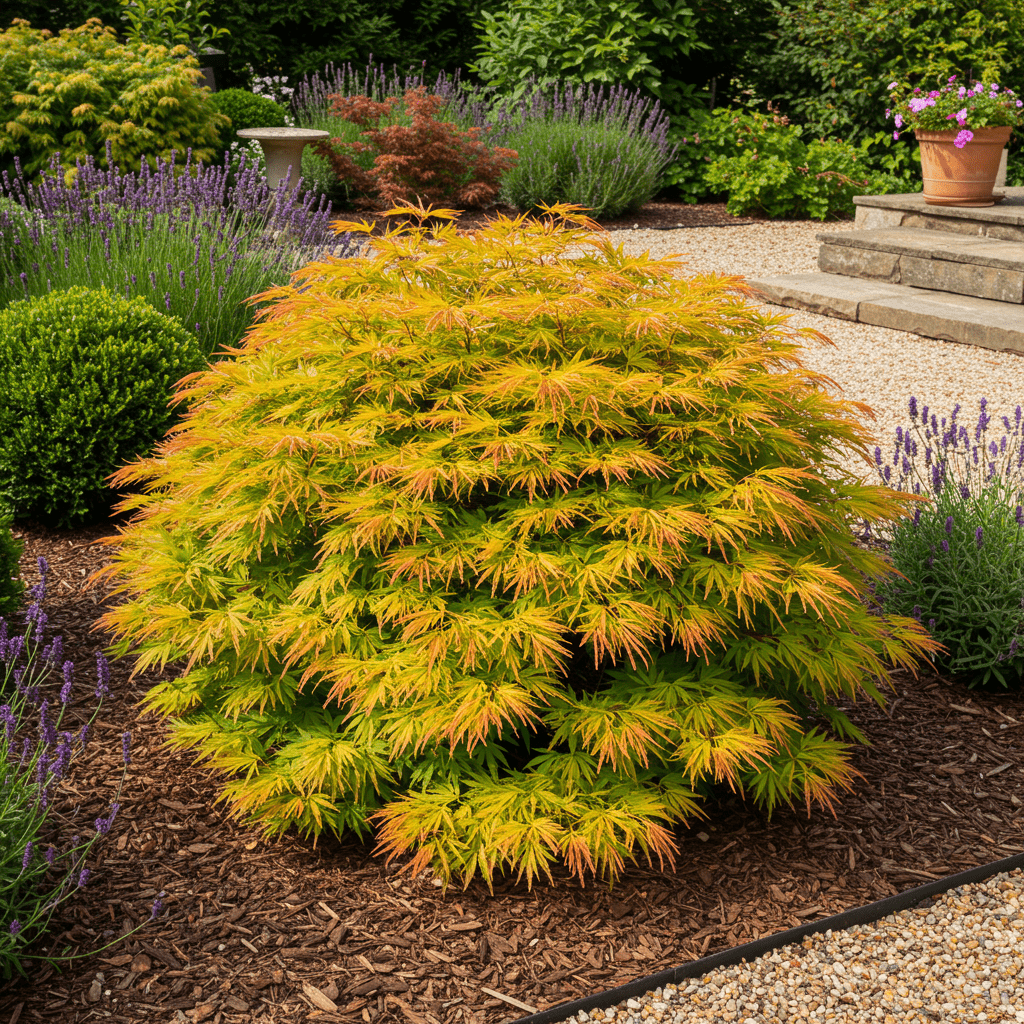 Japanischer Fächerahorn Summergold - Gelb - 70cm - Acer Palmatum Outdoor