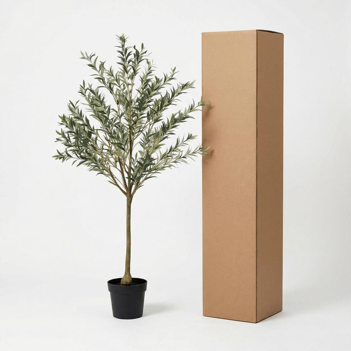 Kunstpflanze Olivenbaum - 172cm - Künstliche Pflanze Inneneinrichtung