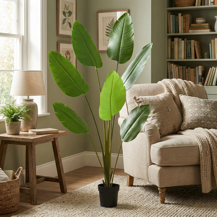 Strelitzia Nicolai – 170cm – Kunstpflanze – Paradiesvogelblume
