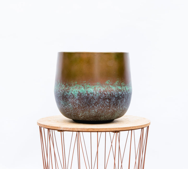Elisa Mystic Bronze - 44x39 cm - Dekorativer Blumentopf