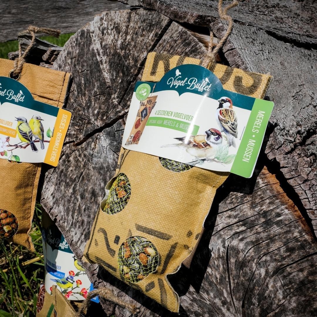 Bird Buffet | Vogelfutter ECO Beutel Mix Set mit 4 | 4x 300g