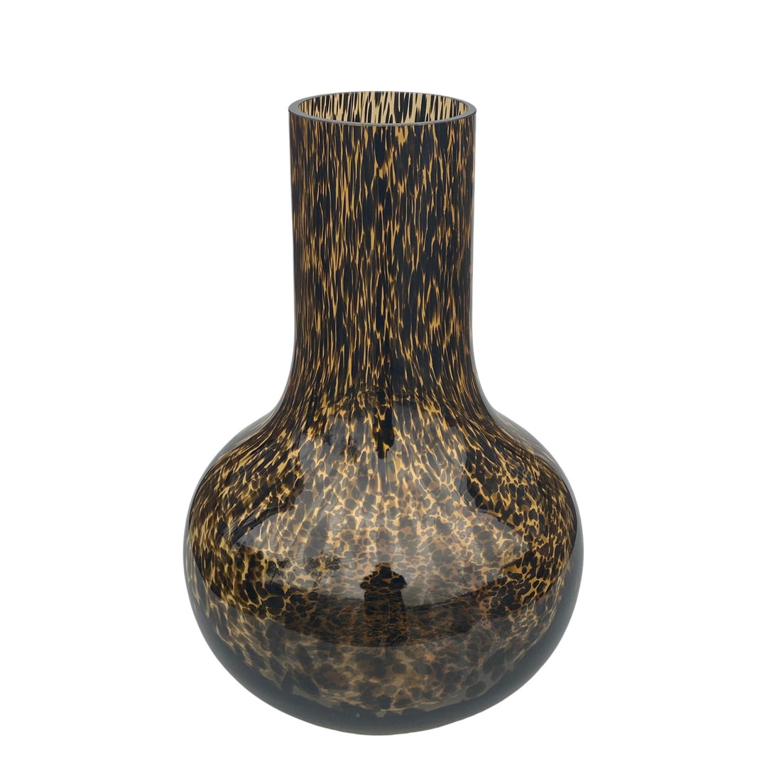 Vase Glas - Gepard - Blumentopf Zimmerpflanze - Pflanzentopf