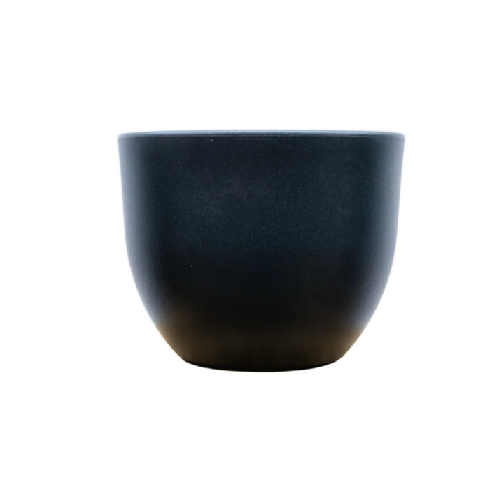 Topf Eggy Anthrazit - D55 x H43 - Blumentopf Zimmerpflanze