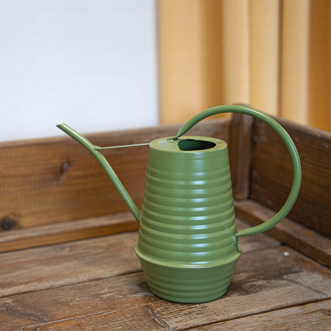 Blumengießer - Zink - 1 Liter - Grün - Pflanzenpflege