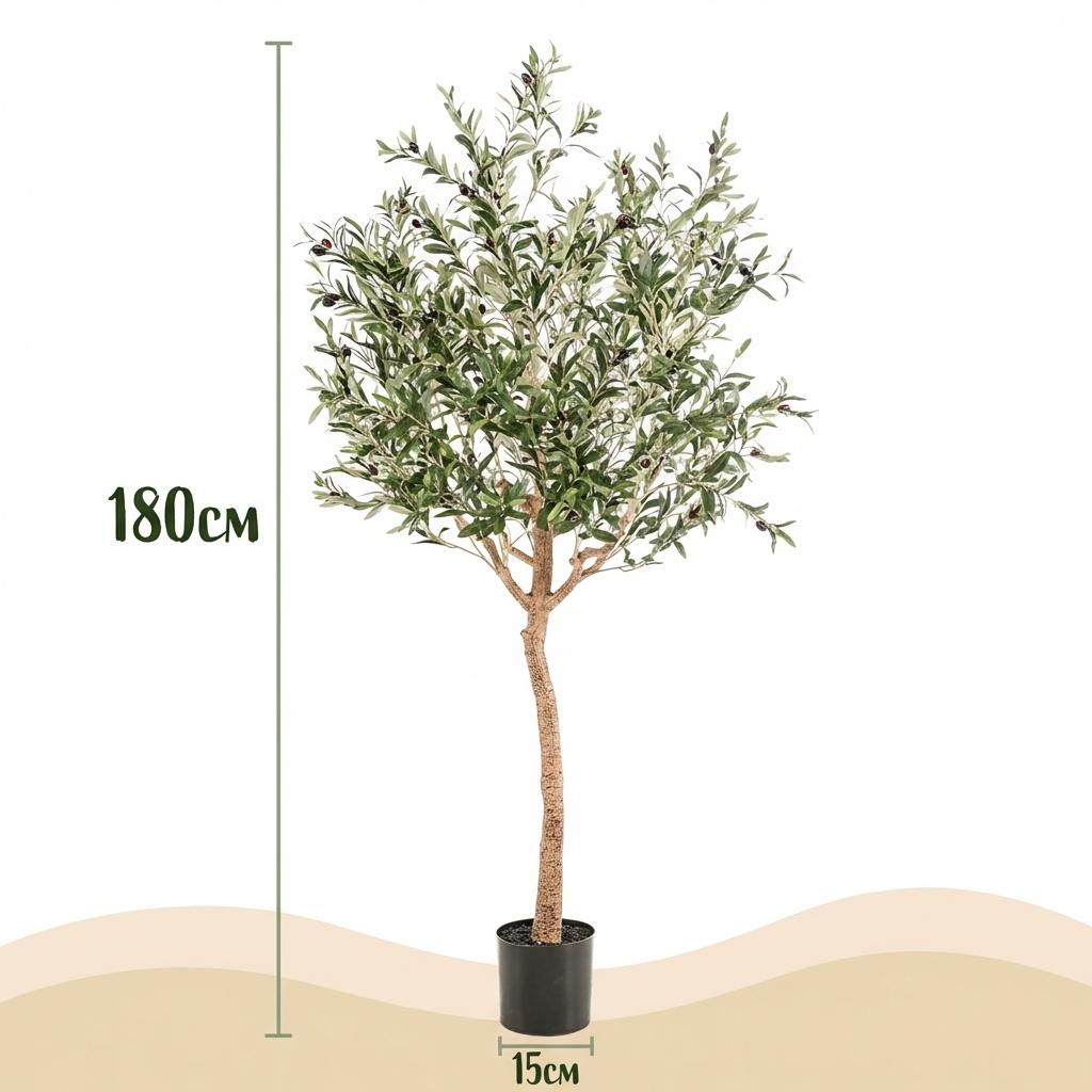 Kunstpflanze - Olea europaea - Olivenbaum - 180 cm