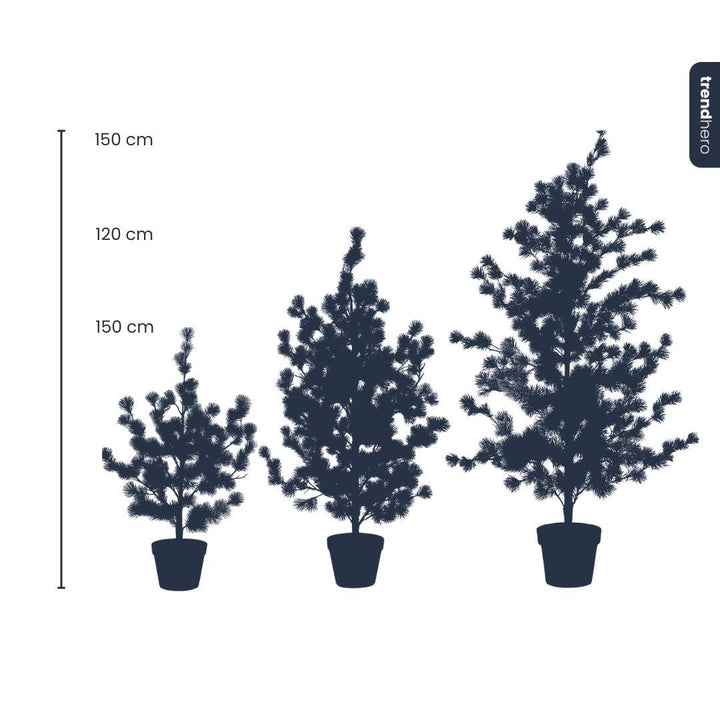 Tannenbaum (Cedar Pine) 150 cm – Kunstpflanze – Unechte Pflanze Interieur