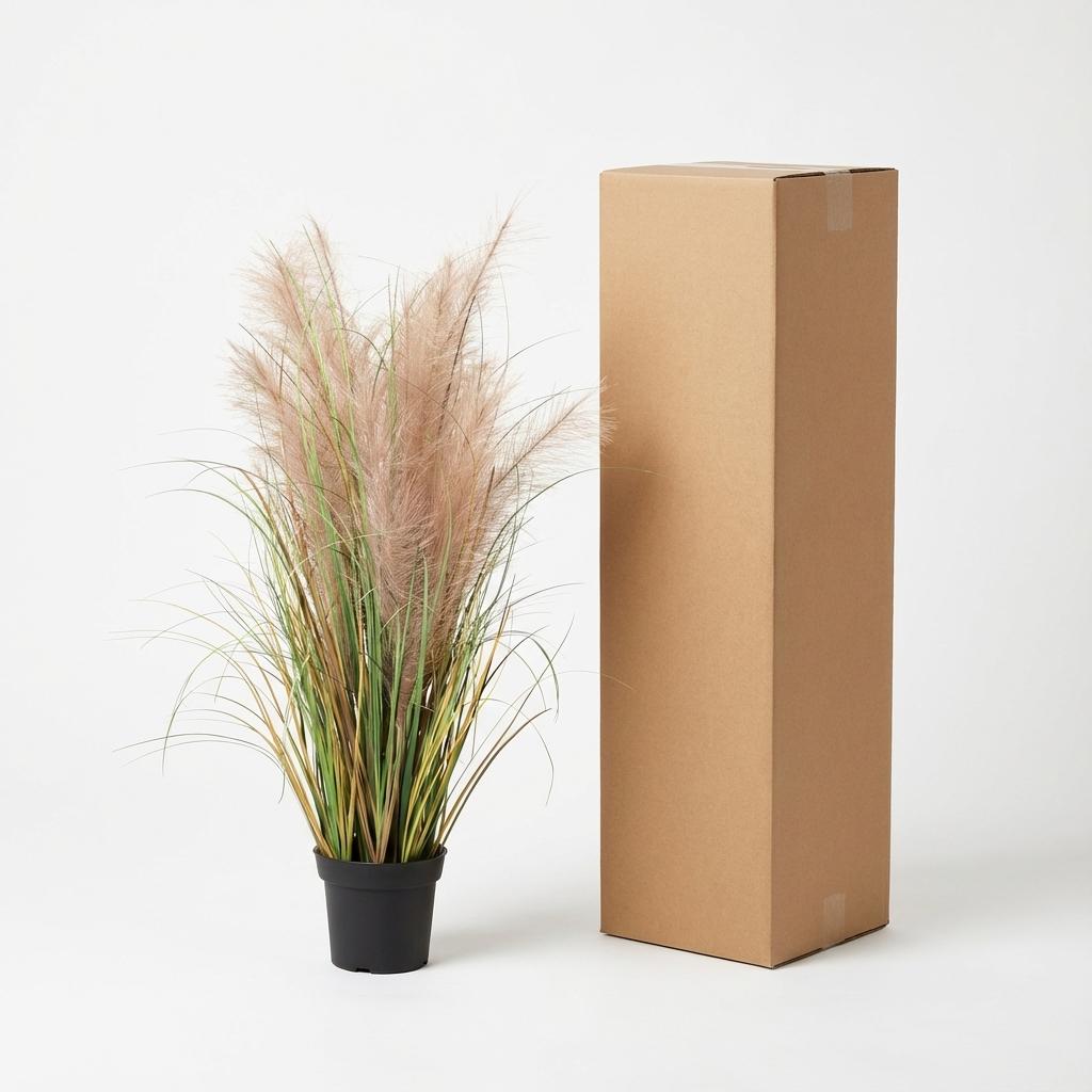 Schilfgras - 95 cm - Kunstpflanze - Dekopflanze für den Innenbereich