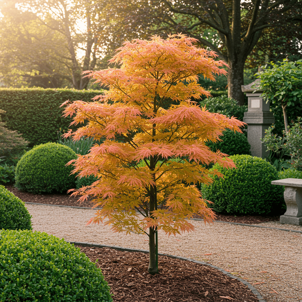 Japanischer Ahorn Katsura - Orange - 70cm - Acer Palmatum Außen