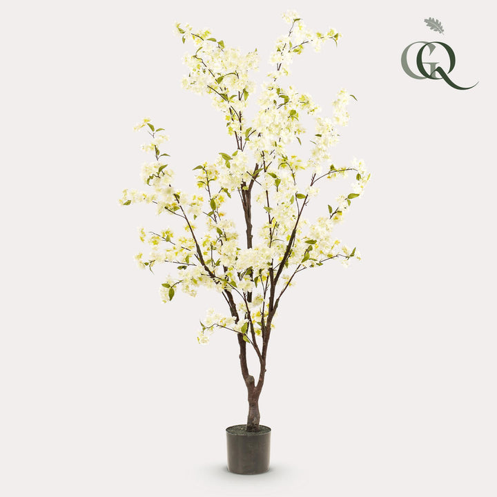 Kunstpflanze Kirschblüte - Weiß - 175cm - Kunstpflanze Interieur