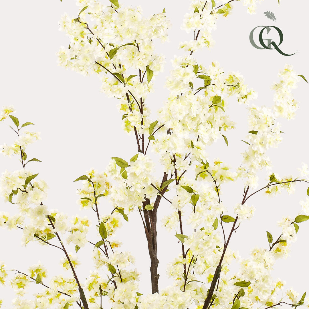 Kunstpflanze Kirschblüte - Weiß - 175cm - Kunstpflanze Interieur