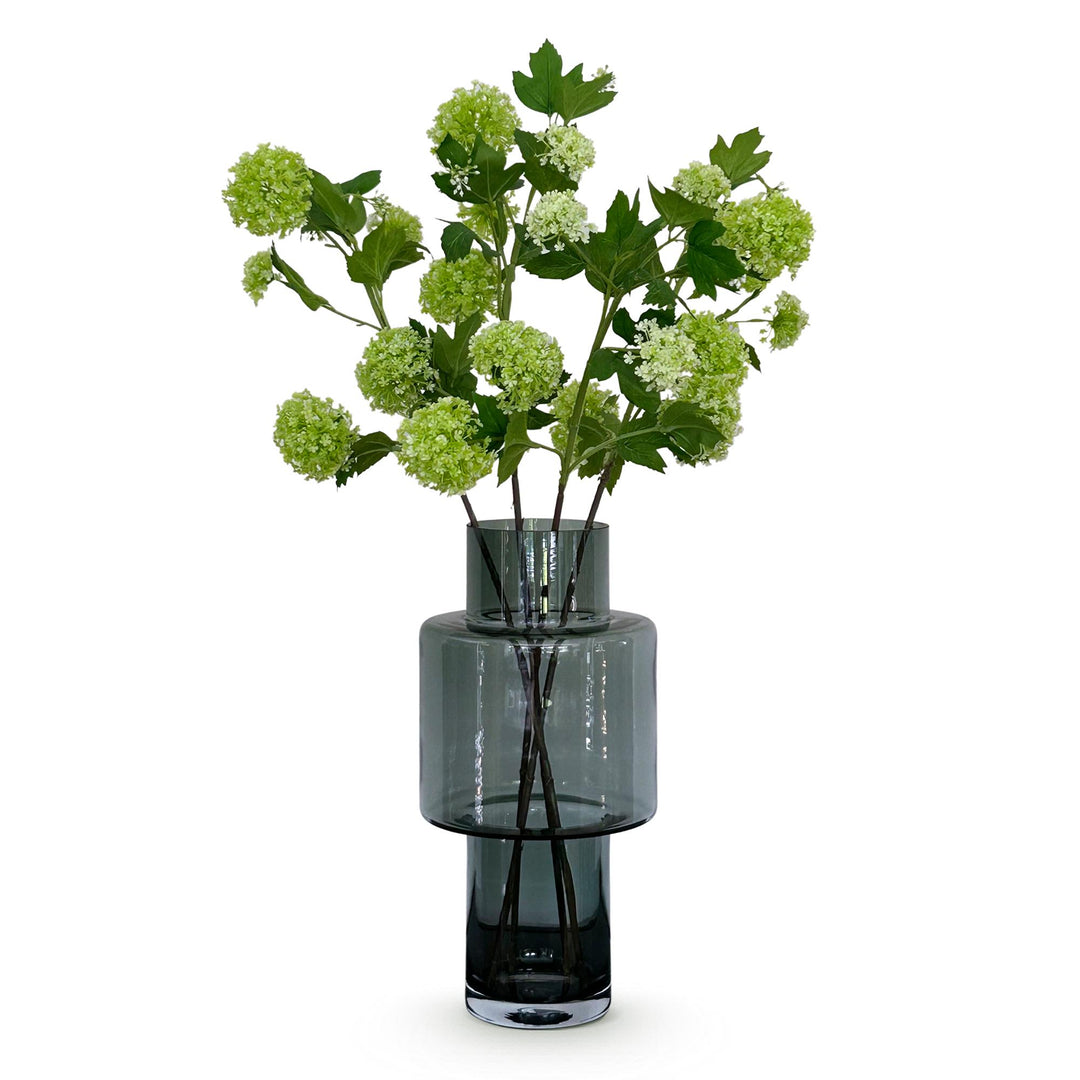 Kunstblumen Viburnum Zweig Creme – 75cm | Blüten-Set 4 Stück