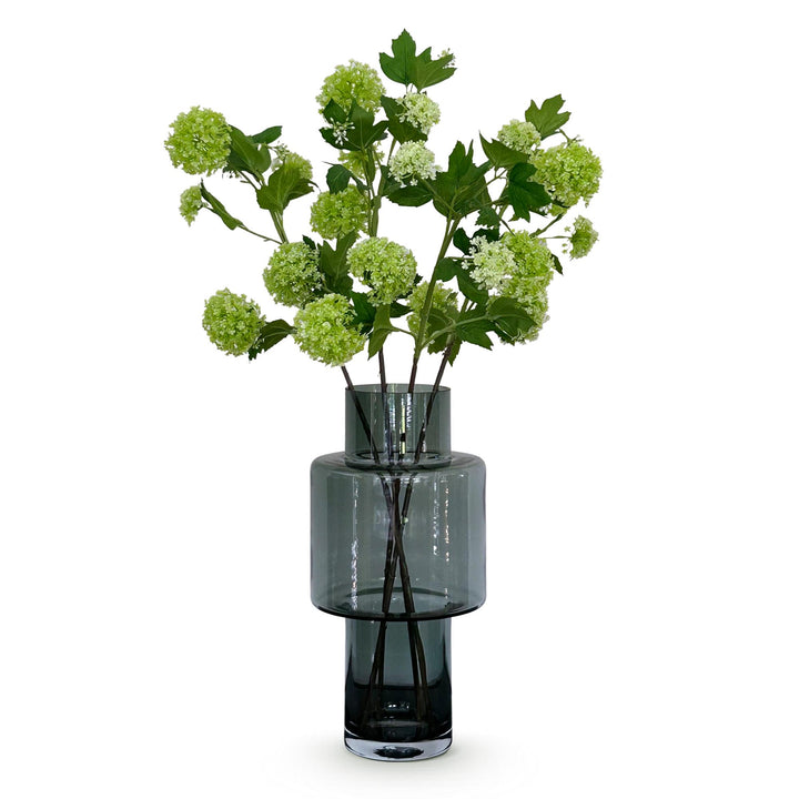 Kunstblumen Viburnum Zweig Creme – 75cm | Blüten-Set 4 Stück