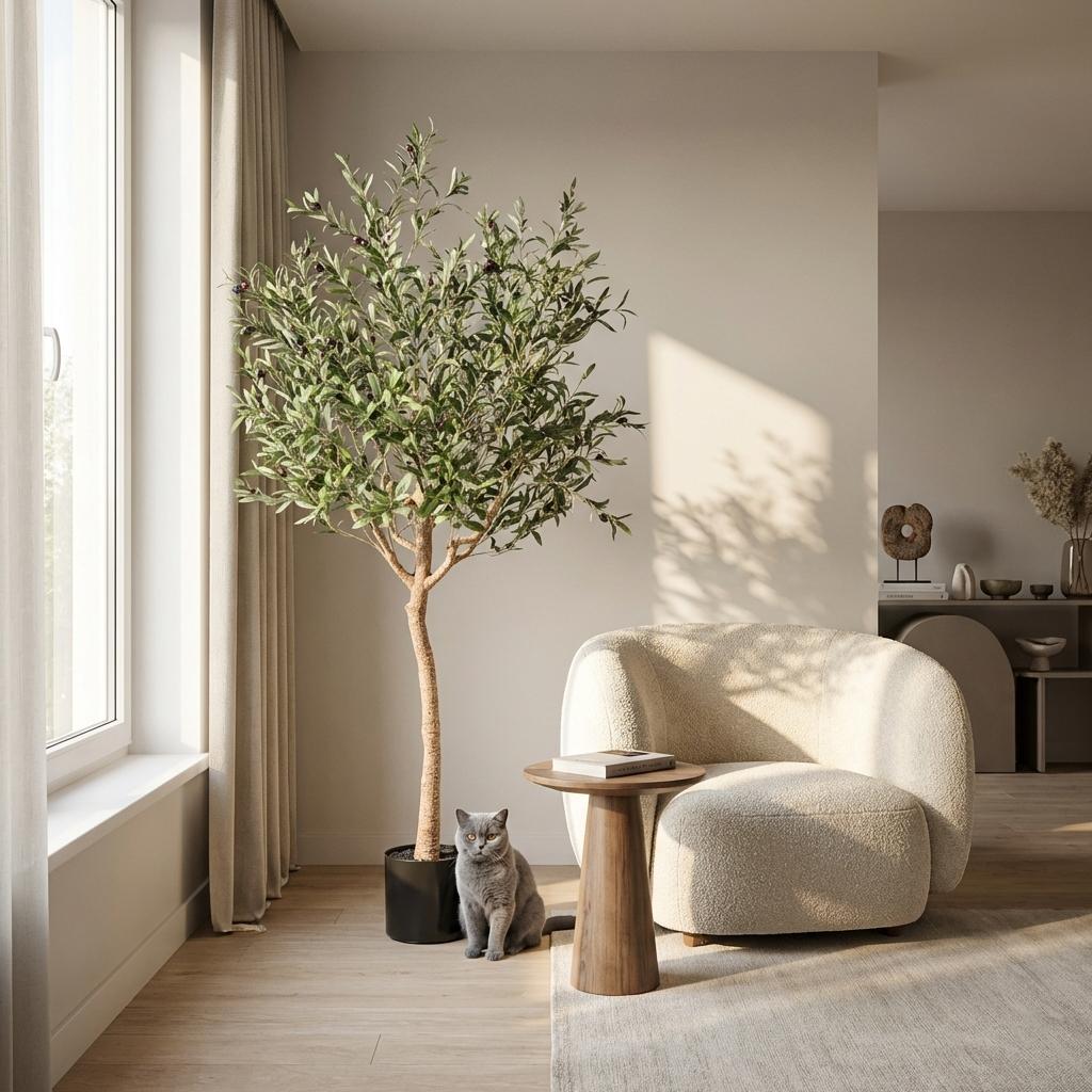 Kunstpflanze - Olea europaea - Olivenbaum - 180 cm
