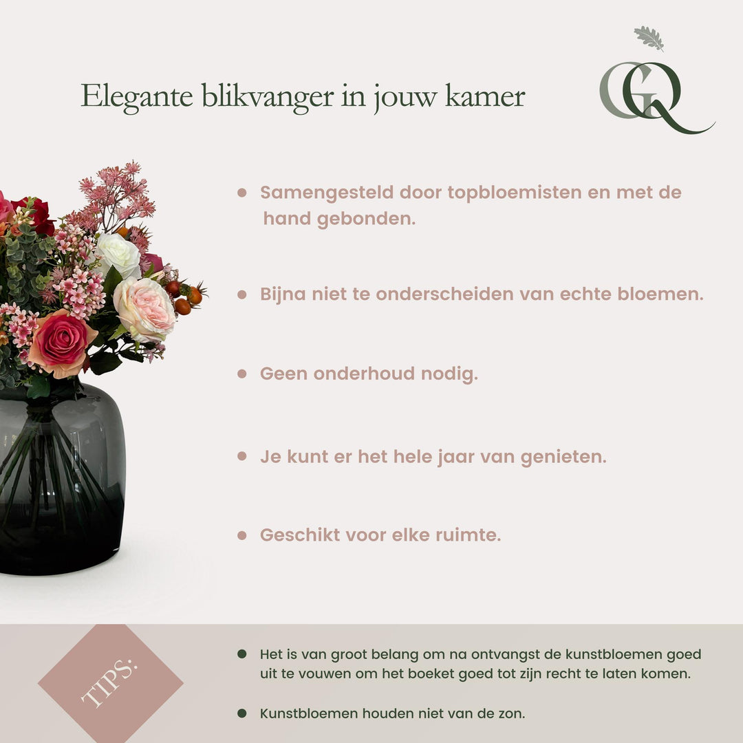Kunstblumen Solo - Pink - Japanische Kirschblüte - x 4 - 95 cm
