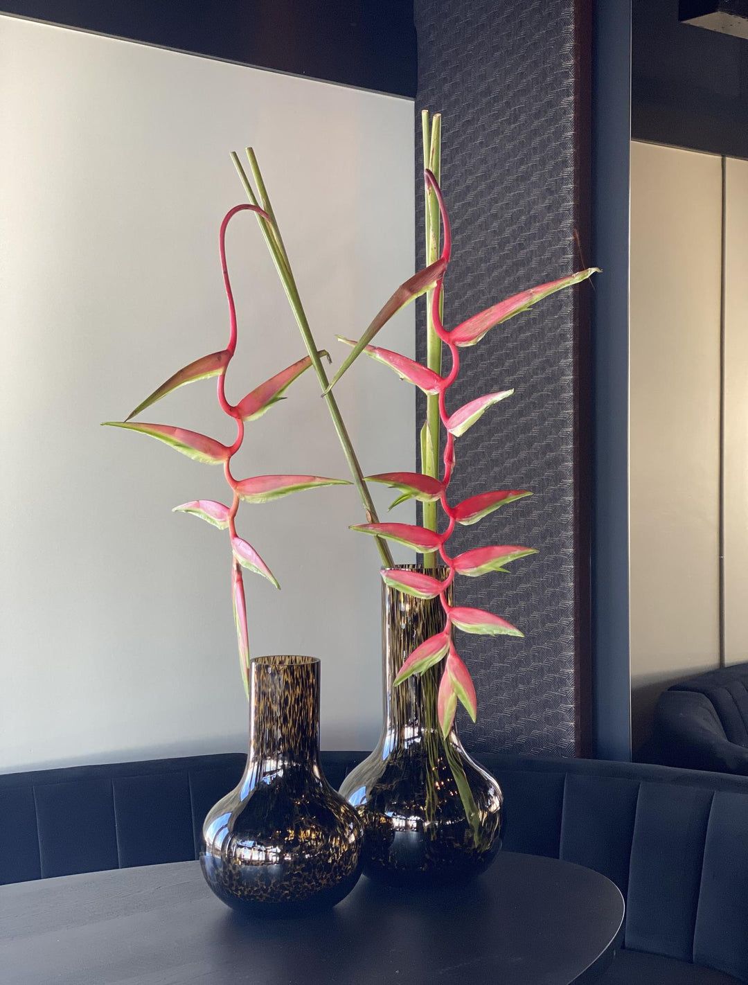 Vase Glas - Gepard - Blumentopf Zimmerpflanze - Pflanzentopf