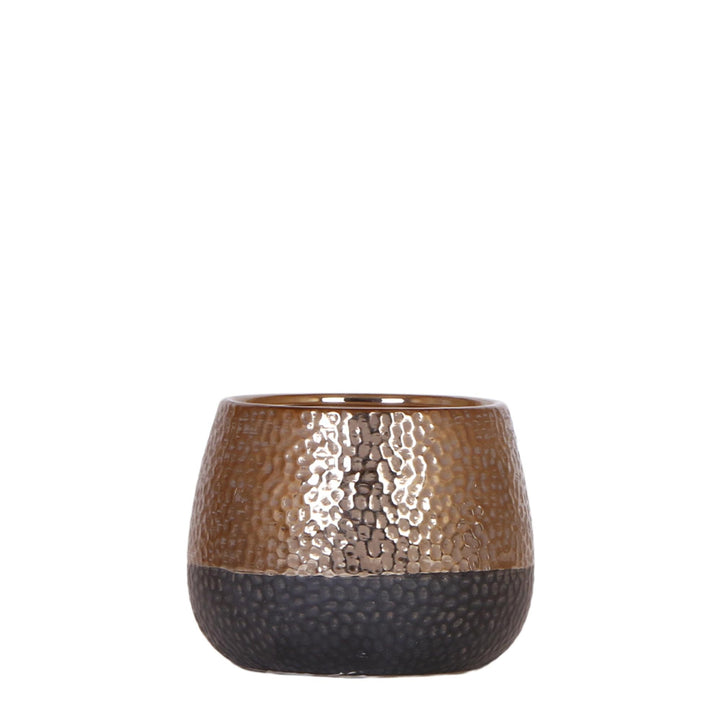 Elite Topf Kupfer - Ø12cm - Ziertopf Zimmerpflanze - Pflanzentopf