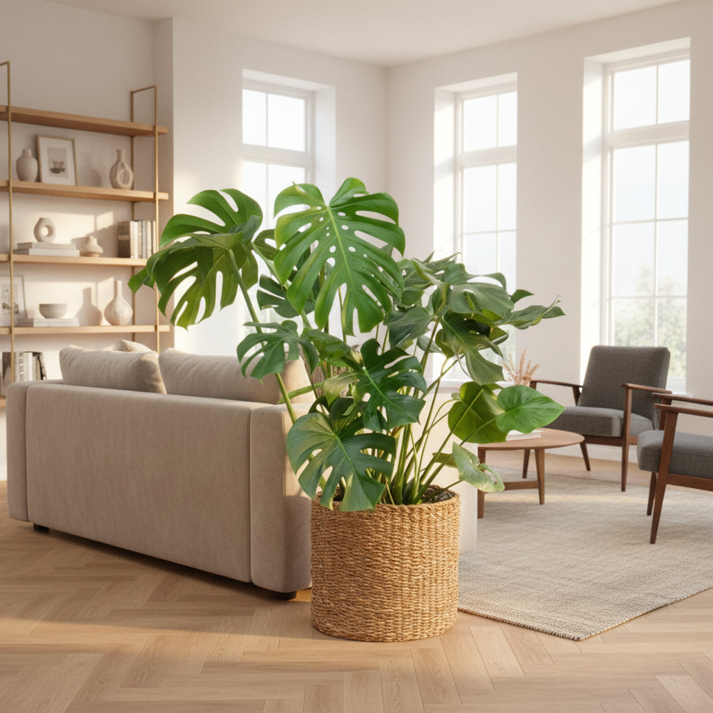 Monstera Deliciosa - Ø21 - 80cm - Fensterblatt - Zimmerpflanze